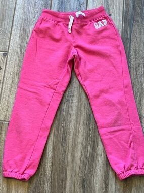 GAP Bright Pink Girls' Fleece Joggers